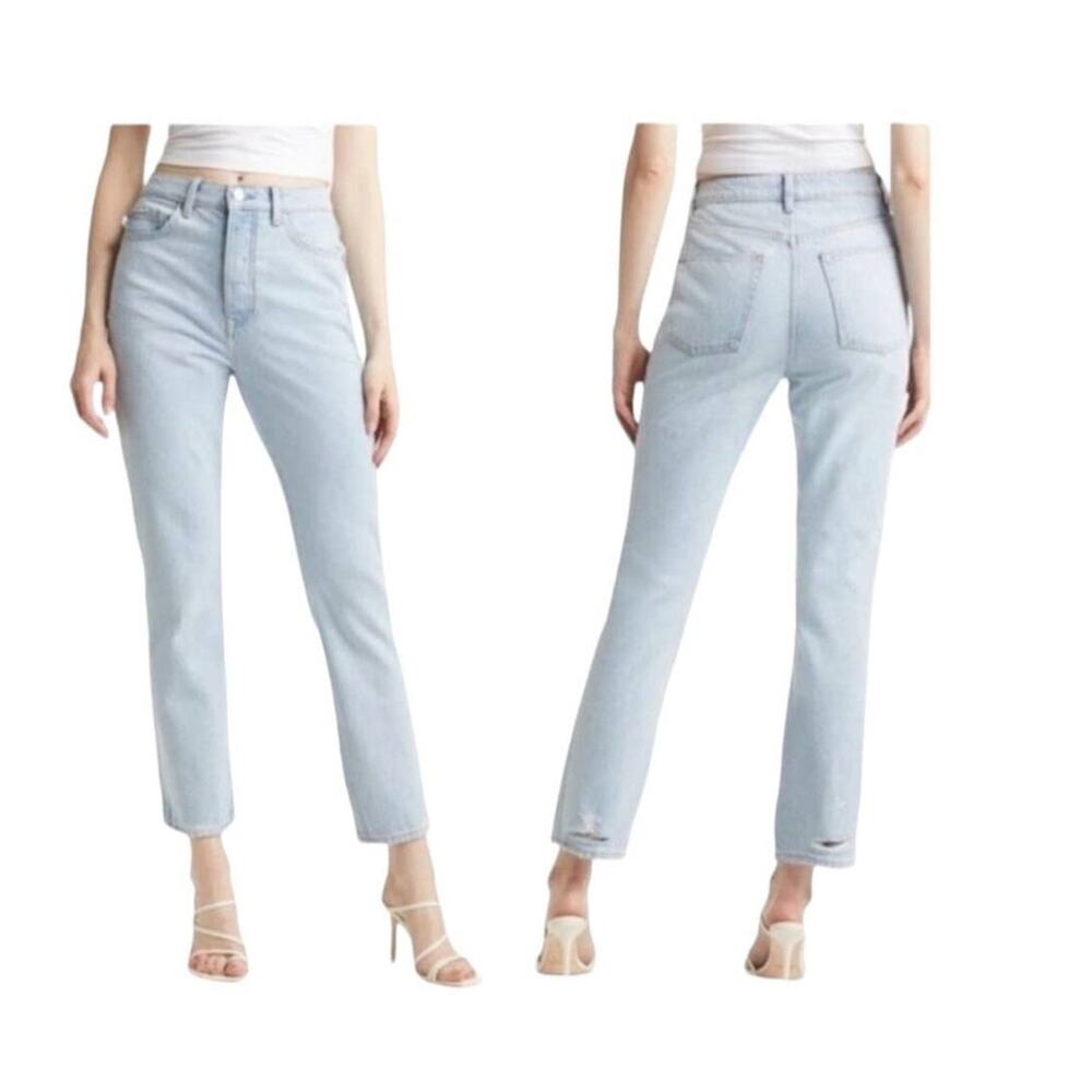 Lovers and Friends jeans Reece High Rise slim straight light blue size 29